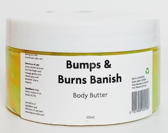 Manteca corporal natural: Piel radiante, reduce la irritación causada por la afeitadora.