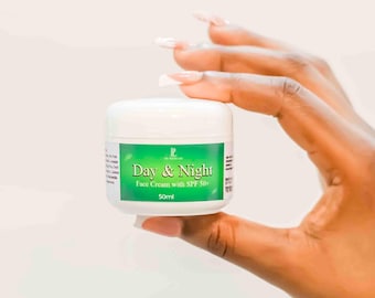 Crema facial hidratante de día y de noche para arrugas: piel firme, suave y renovada