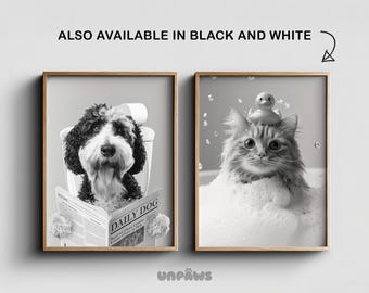 Custom Photo Bathroom Vertical Poster - Personalized Birthday Gifts Fo - Pawfect House