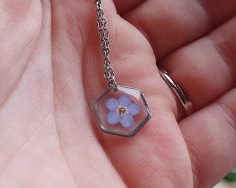 forget me not necklace