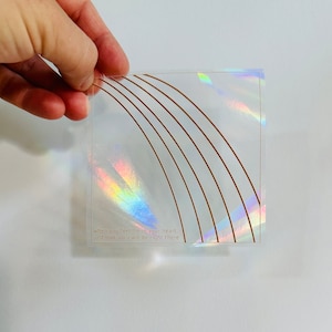 Rainbow Bridge Pet Dog Cat Loss Mourning Grieving Sun Catcher Suncatcher Maker Holographic Window Sticker Paw Print READY TO SHIP gift