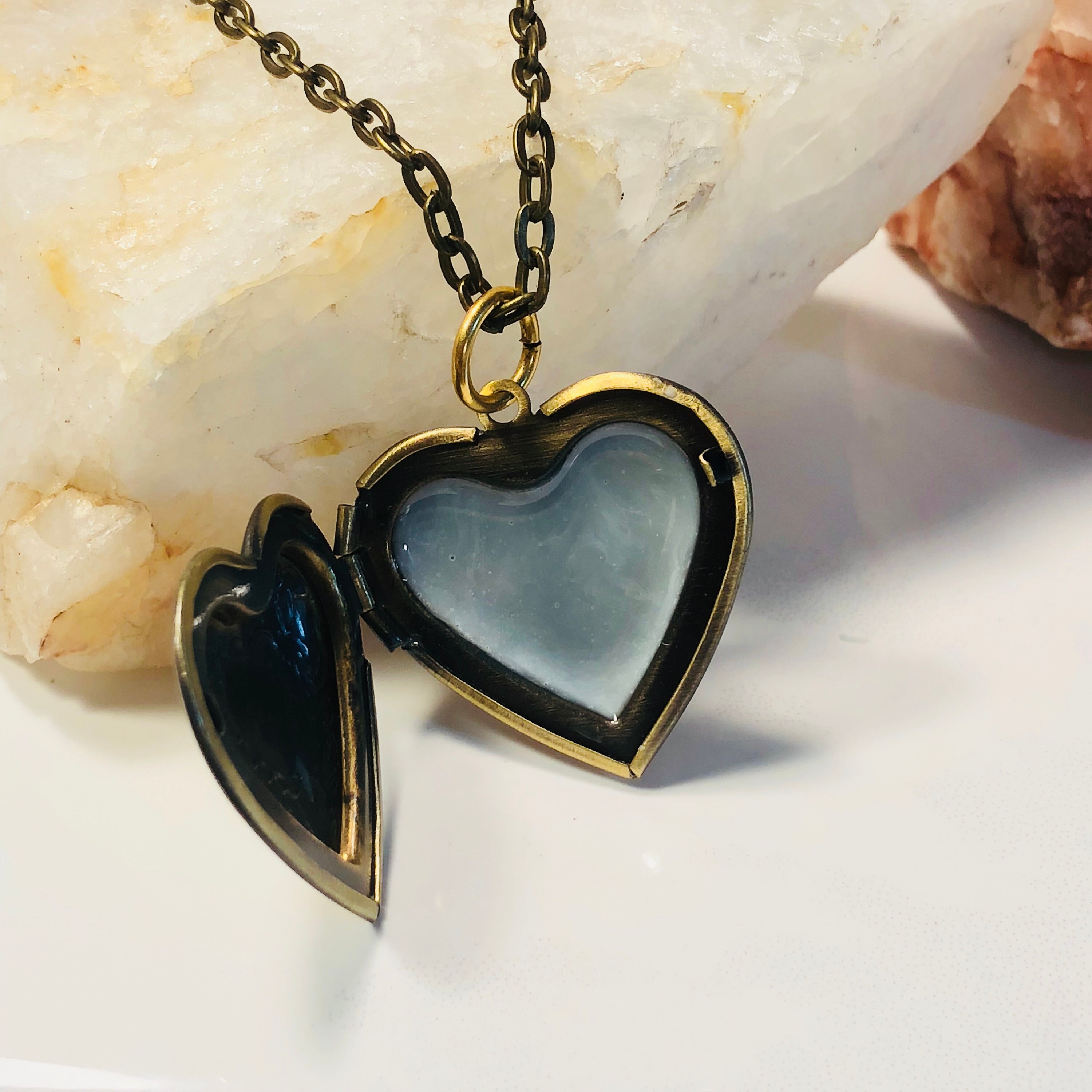 DIY Breast Milk Jewelry Kit and Heart Locket From the Original Etsy