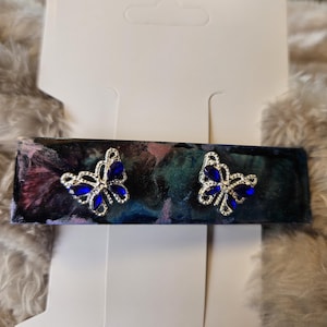 BUTTERFLIES Hair clips, Alligator type clips, resin clips about 3 inches