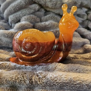 Resin jewelry holder Snail succulent pot planter colorful charming decorative with character