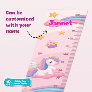 Eenhoorngroeimeter: ideaal cadeau voor 2e verjaardag voor meisjes