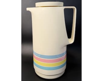 Vintage 1980's Thermos Patio Butler Coffee Carafe No 790 Martha Pattern - EXC!!