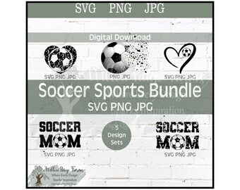 Soccer Sports Bundle: Exploding Soccer Ball SVG PNG JPG (Digital Download)