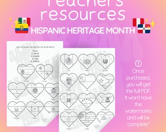 Spanish Speaking Countries Coloring Sheets | Hispanic Heritage Month Flags Worksheet | Coloring Pages | Printable Spanish Classroom Activity