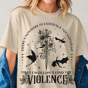 Fourth Wing Theres Nowhere In Existence You Could Go Sweater,Book Lover Sweater, Basgiath War College, Birthday Gift for Book Lovers