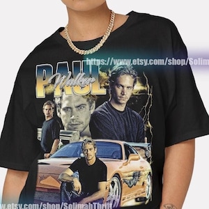 Paul Walker Vintage Shirt, Bootleg T Shirt Man Woman Unisex T-Shirt, Gift For Him, Best Gift For Her Tees ST69
