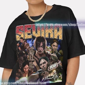 Sevika Shirt, Vintage League of Legends Bootleg Man Woman Unisex T-Shirt, Gift For Him, Best Gift For Her Tees ST22