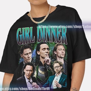 Tom Hiddleston Vintage Shirt, Girl Dinner T Shirt Man Woman Unisex T-Shirt, Gift For Him, Best Gift For Her Tees ST74