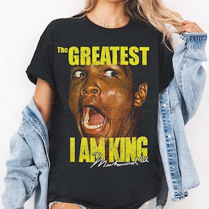 Camiseta de Muhammad Ali, leyenda del boxeo, camiseta vintage de Ali, camiseta de luchador icónico, leyenda del deporte, regalo coleccionable