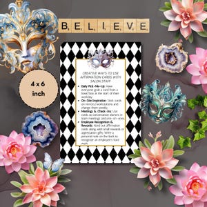 Affirmation Cards for Staff Printable, Positive Encouragement Cards, Motivational salon  Decor, Gratitude Gifts, Positive Affirmation, AF05.