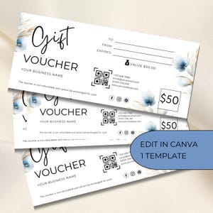 Gift Voucher | Lash Cash Card | Editable Gift Card | Lash Gift Card | Beauty BusinessTemplate | Nail Tech. | Hair Salon | GV12.