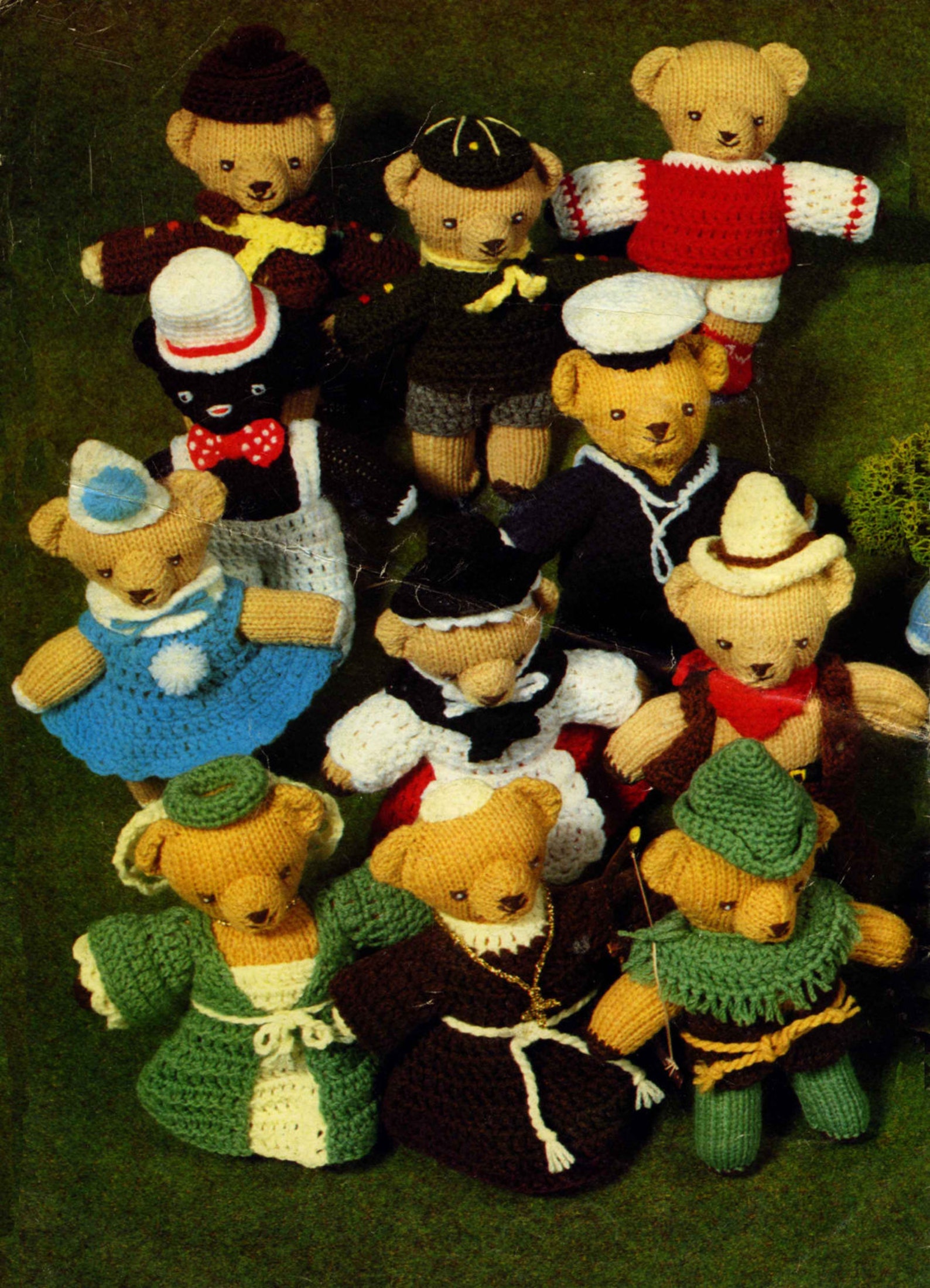 Vintage Soft Toys 22 for You to Make Knitting/crochet Etsy UK