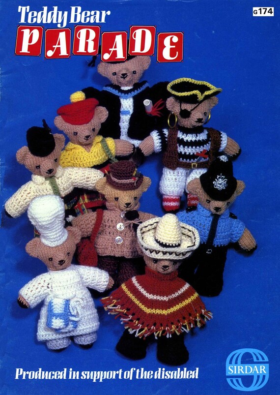 Sirdar teddy cheap bear knitting pattern