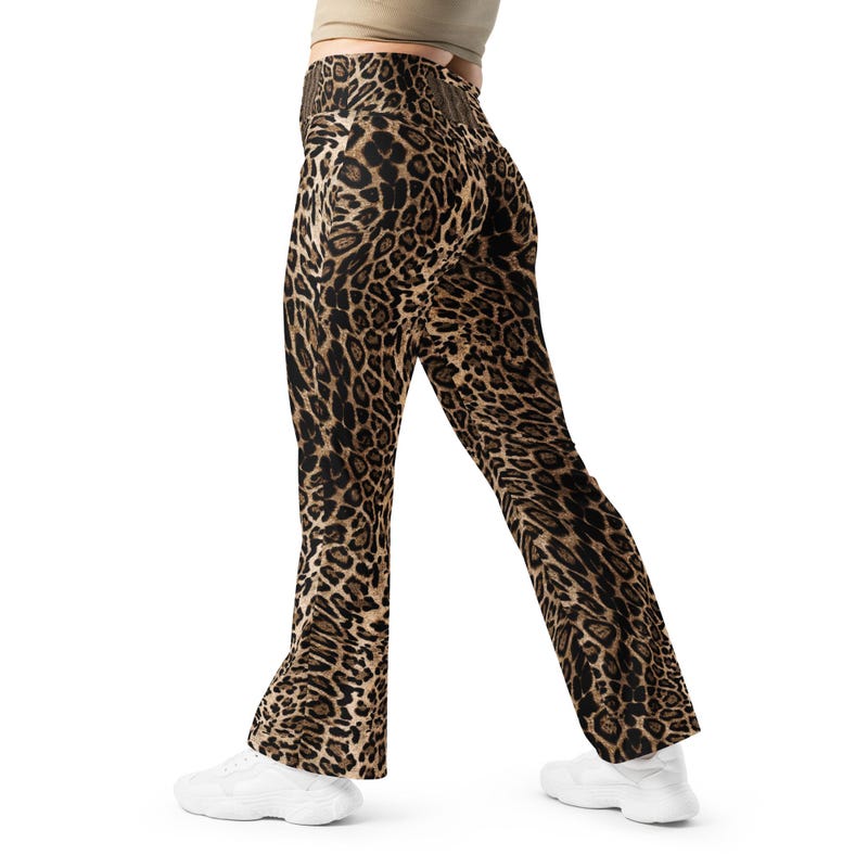 Animal Spots Flared Leggings main image 1