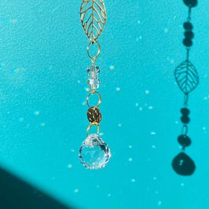 Crystal Leaf Suncatcher