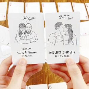 Baralho de 54 cartas para casamento, lembrancinhas para convidados, cartas de baralho de noivado, lembrancinhas de casamento, cartas de baralho personalizadas, livro de visitas.