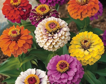 ブルージニアの種子 - ジニア ハゲアナ - 家宝のジニアの種子 - 一年草