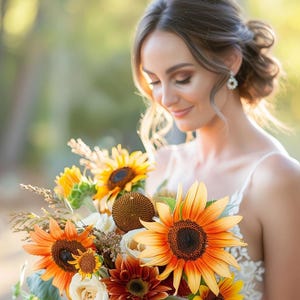 リングオブファイアひまわりの種 Helianthus Annuus 二色の枝分かれひまわり 庭用 屋内 屋外 装飾用 鮮やか