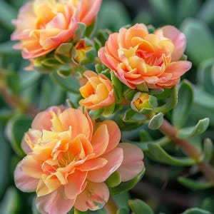 Doppelte Portulaca Blumensamen Portulaca Grandiflora Lebendige Doppelte Sukkulente Blüten