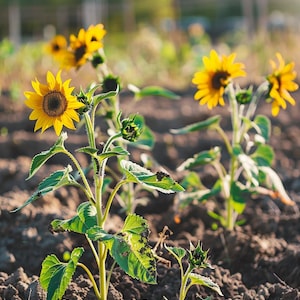 サンスポットヒマワリの種 Helianthus Annuus 矮性観賞用園芸植物 屋外・屋内開花ハーブ
