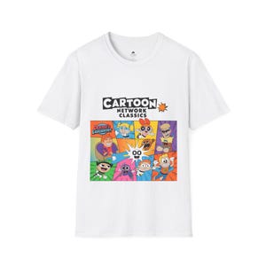 Cartoon Network Classics Unisex T-Shirt - Retro 90s Cartoon Panels Design