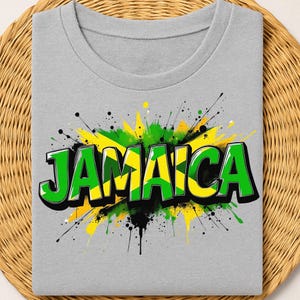 Jamaica PNG, Jamaican Flag Colors PNG, Reggae Dancehall PNG, Caribbean Roots png, Rasta Style png, Juneteenth png, Digital Download