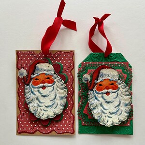 2er Set Weihnachtsanhänger Geschenkanhänger Dekoration Baumschmuck
