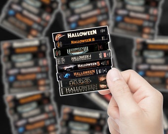 Horror VHS Stack Sticker | Horror Sticker | Sticker for horror fans | Halloween | Glossy Vinyl Stickers