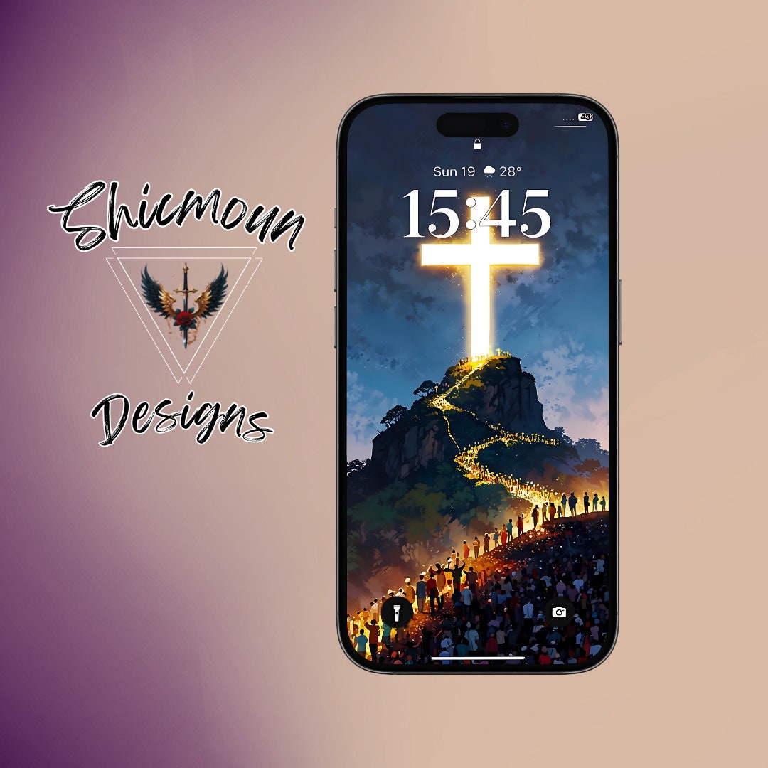 Jesus Christ Cross Wallpaper for iPhone and Android, Christian
