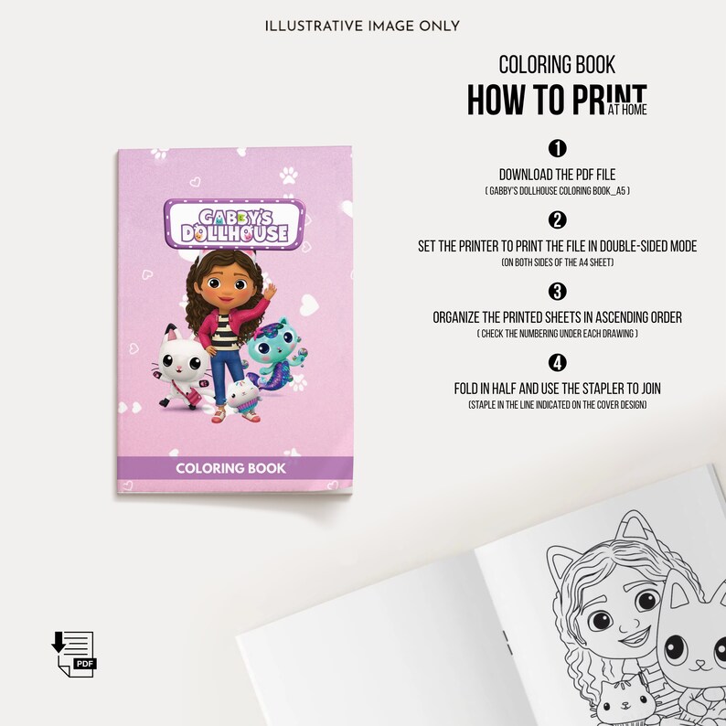 Gabby's Dollhouse 20 Coloring Pages, Gabby's Dollhouse Printable, Gabby ...