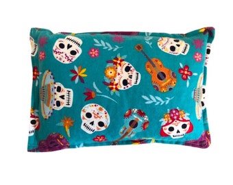 Spa Gift For Her, Corn Bag Heating Pad, Self Care Package, Mother's Day Gift For Mom, Skull Lover gift, Soothing Cramp Pack, Heated Bag