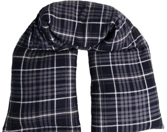 Almohadilla térmica para el cuello, regalo navideño para papá, bolsa de arroz a cuadros, bolsa de maíz, regalo relajante para recuperarse, regalo para el abuelo.