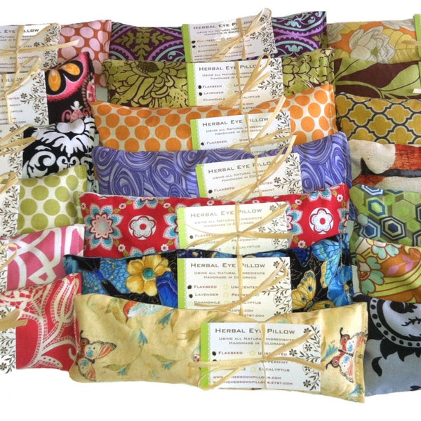 WHOLESALE:  20 Eye Pillows,  Individually Packaged, Wedding, Party Events, Teacher Gifts