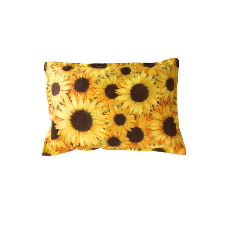 Sunflower Spa Gift For Her, Corn Bag Heating Pad, Self Care Package, Mother's Day Gift For Mom, Soothing Cramp Pack, Heated Bag Gift For Her image 2