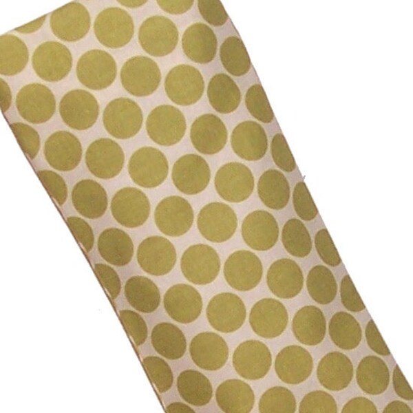 Eye Pillow - REMOVABLE COVER - Full Moon Polka Dot - Flaxseed Only or Your Choice of Herbs -  9x4