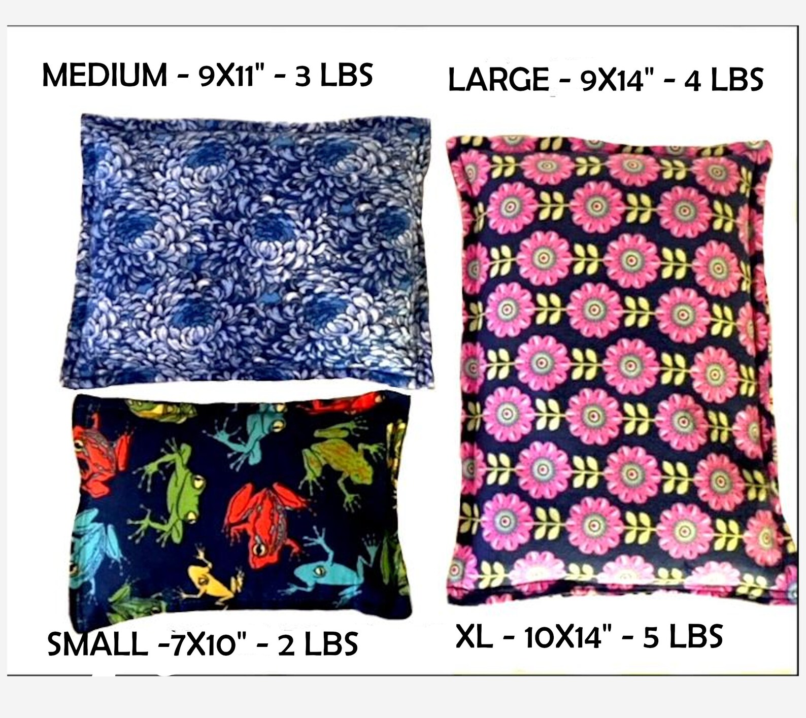 Hot and Cold Therapy Rice Heated Bean Bag Microwave Pad Etsy