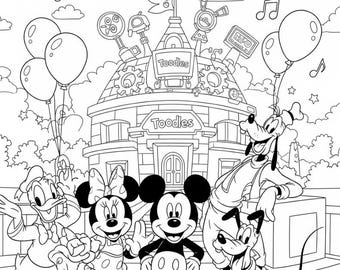Mickey Mouse Club House Coloring Book