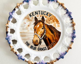 Vintage Kentucky state souvenir plate