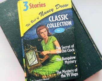Vintage three-volume The Best of Nancy Drew compendium — classic collection hardcover edition