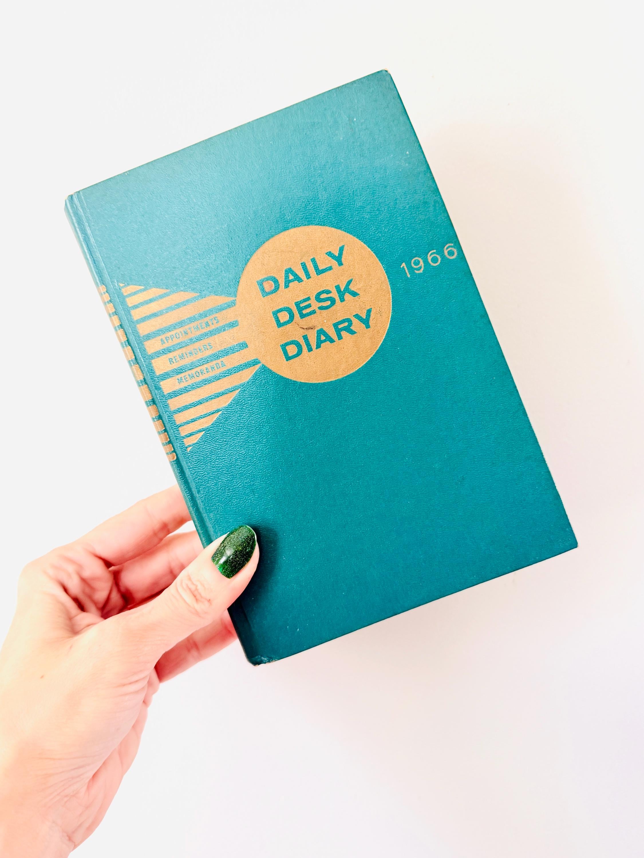 Vintage 1960s Diary - Etsy
