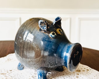 Giant 1976 Continental Studios Piggy Bank | 2-foot Chalkware Pig