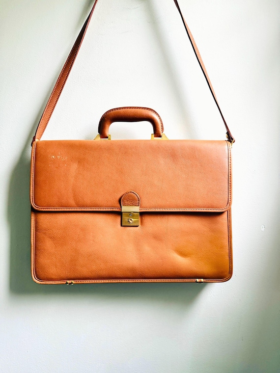 Vintage Georgetown Leather Design briefcase