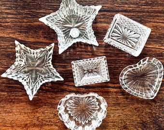 Your choice of vintage cut-glass trinket boxes