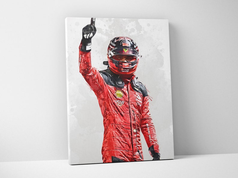 Carlos Sainz Ferrari Singapore 2023 Poster/canvas Print, Formula 1 ...