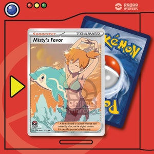 Custom Card Pokmontrainer Misty - Etsy