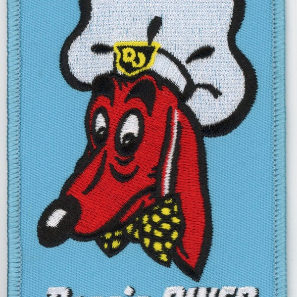 Patch Doggie Diner Grinning Dachshund Chef Bow Tie San Francisco Oakland California Fast Food NFPDD